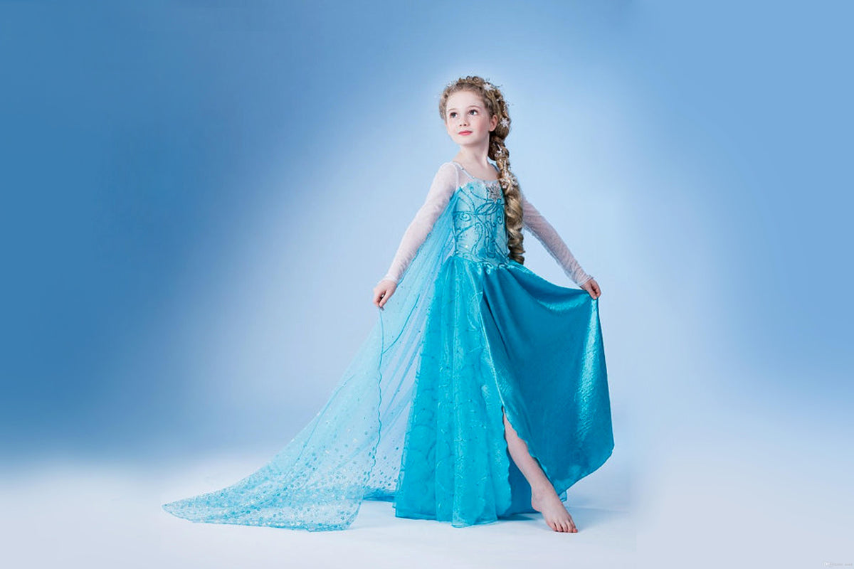 Elsa dress (frozen 1) Girls Dress – Orbit Kids Costumes