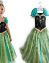 Disney Frozen dress Elsa anna girl costume