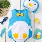 Cute On 2 Pack Unisex Sleeveless Cartoon Cotton Baby Clothes Bodysuit Hat Cap