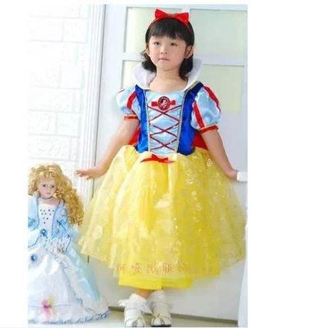 BeautifulSnowWhiteDress.jpg Princess Dress Girls Snow White Party Dresses Girls Dress - Image 1