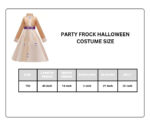 Princess Elsa Dress Party Frock Halloween Costumes For Kids Girls Anna Elsa Dress Costume - Image 2