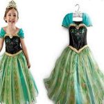 Disney Frozen dress Elsa anna girl costume